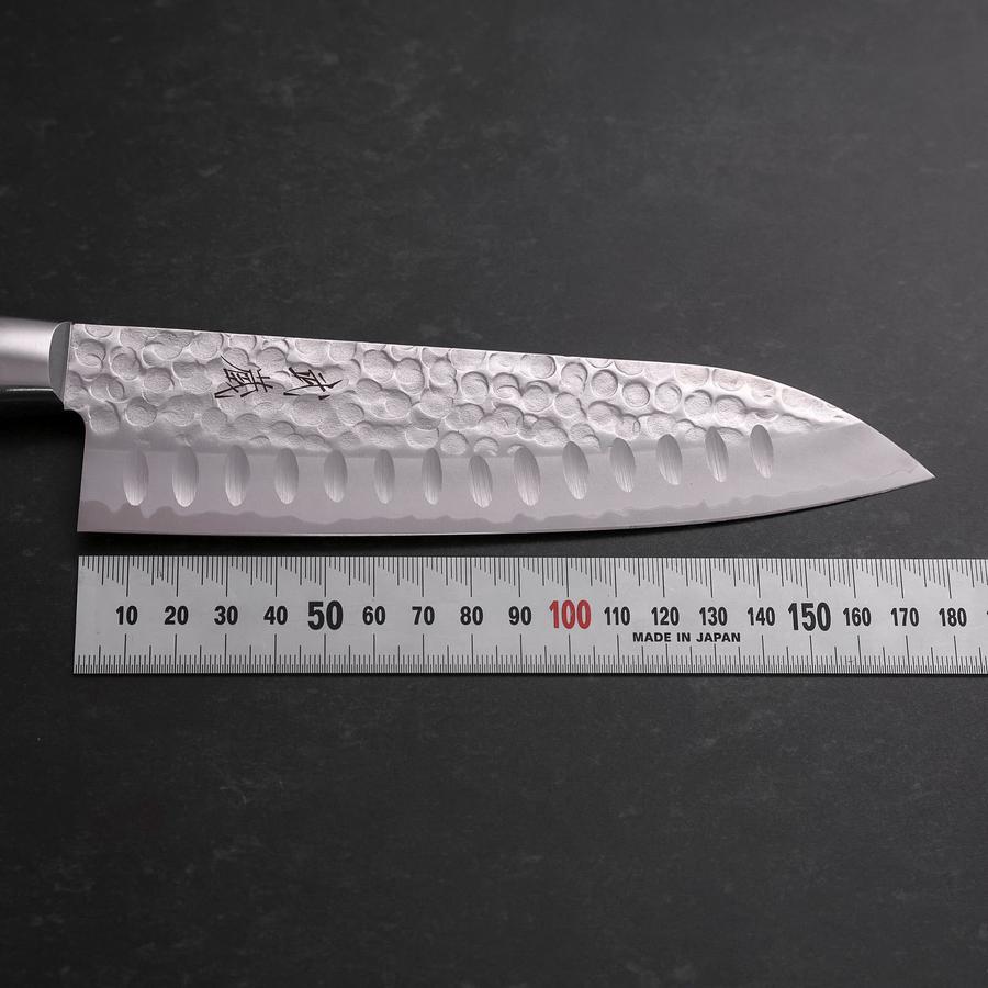 Santoku VG-10 Tsuchime Western Mahogany Handle 175mm