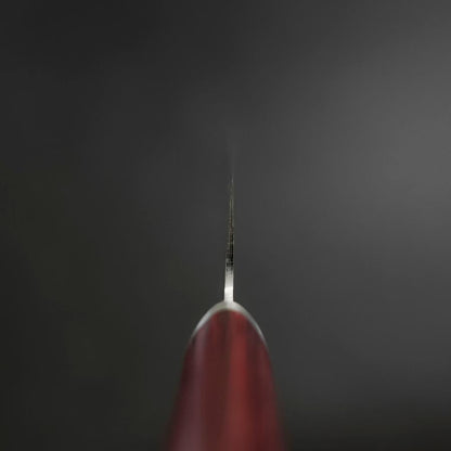 Santoku VG-10 Tsuchime Western Red Handle 165mm