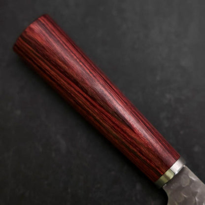 Santoku VG-10 Tsuchime Western Red Handle 165mm
