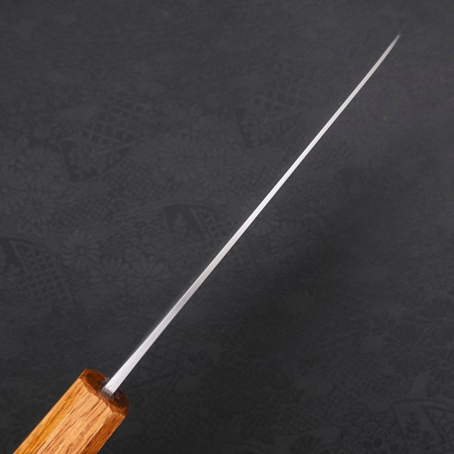 Santoku White Steel #1 Polished Yaki Urushi Handle 165mm