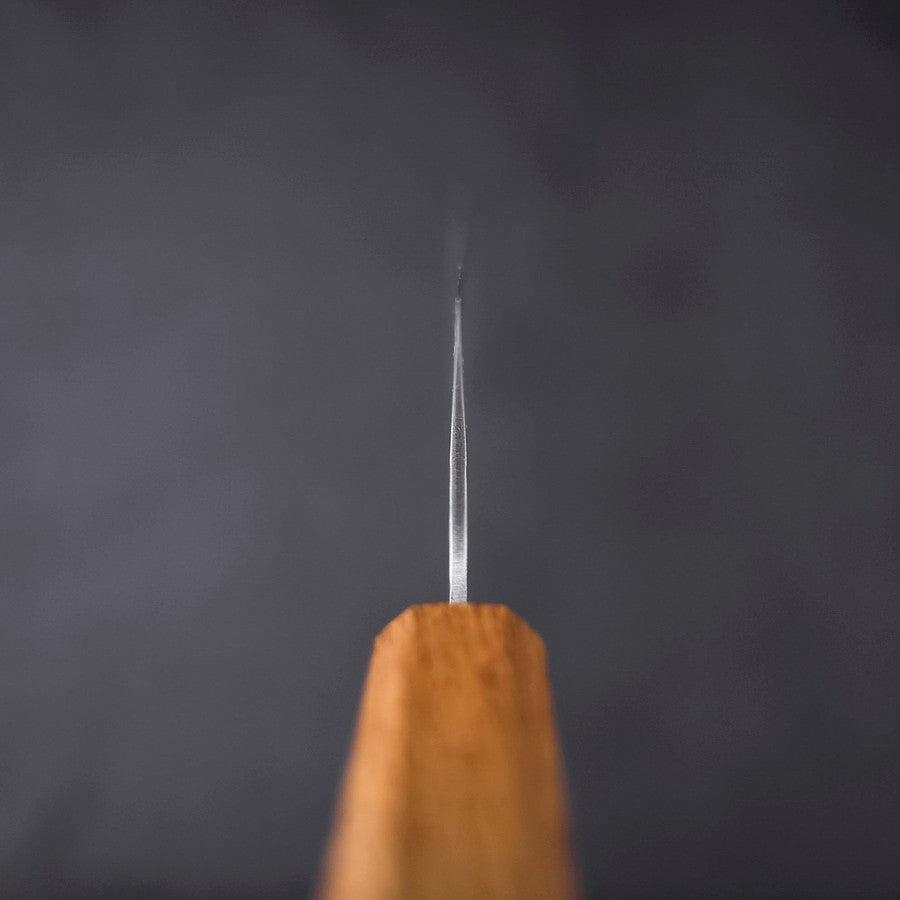 Santoku White Steel #1 Tsuchime Yaki Urushi Handle 165mm