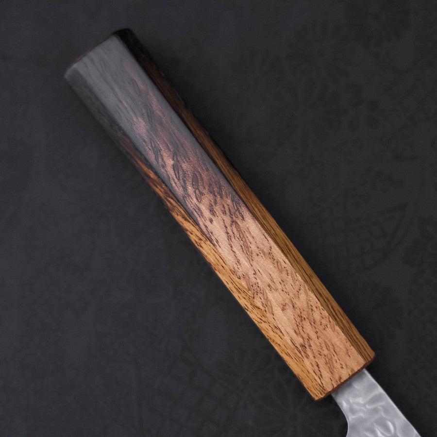 Santoku White Steel #1 Tsuchime Yaki Urushi Handle 165mm