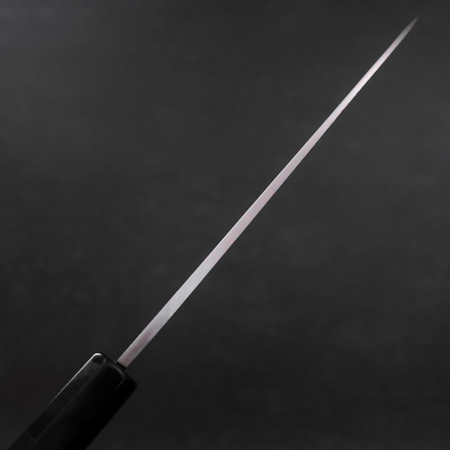 Santoku White Steel #2 Kasumi Chokin Sakura Fuji Buffalo Ebony Handle 180mm