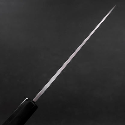 Santoku White Steel #2 Kasumi Chokin Sakura Fuji Buffalo Ebony Handle 180mm