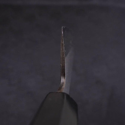 Santoku White Steel #2 Kasumi Chokin Samurai Full Moon Buffalo Ebony Handle 180mm