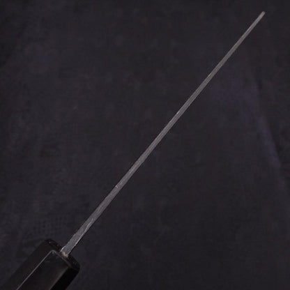 Santoku White Steel #2 Kurouchi Chokin Eagle Buffalo Ebony Handle 170mm