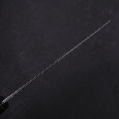 Santoku White Steel #2 Kurouchi Chokin Ukiyo-E Buffalo Ebony Handle 170mm