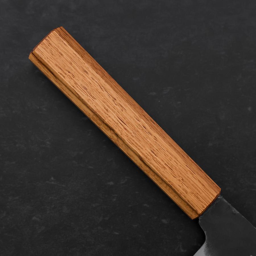 Santoku White Steel #2 Kurouchi Oak Handle 165mm