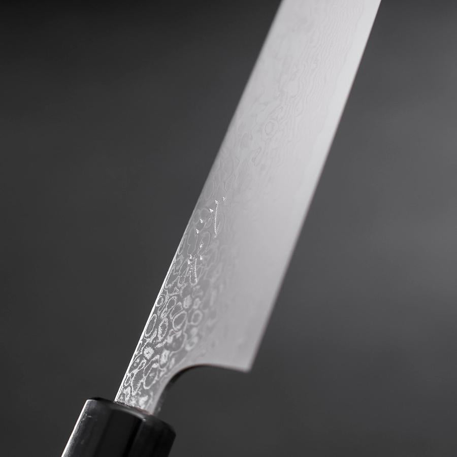 Santoku ZA-18 Damascus Buffalo Magnolia Handle 180mm