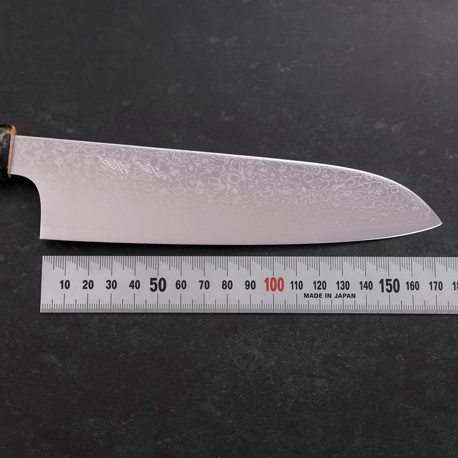 Santoku ZA-18 Damascus Ceramics Dragon Handle 180mm