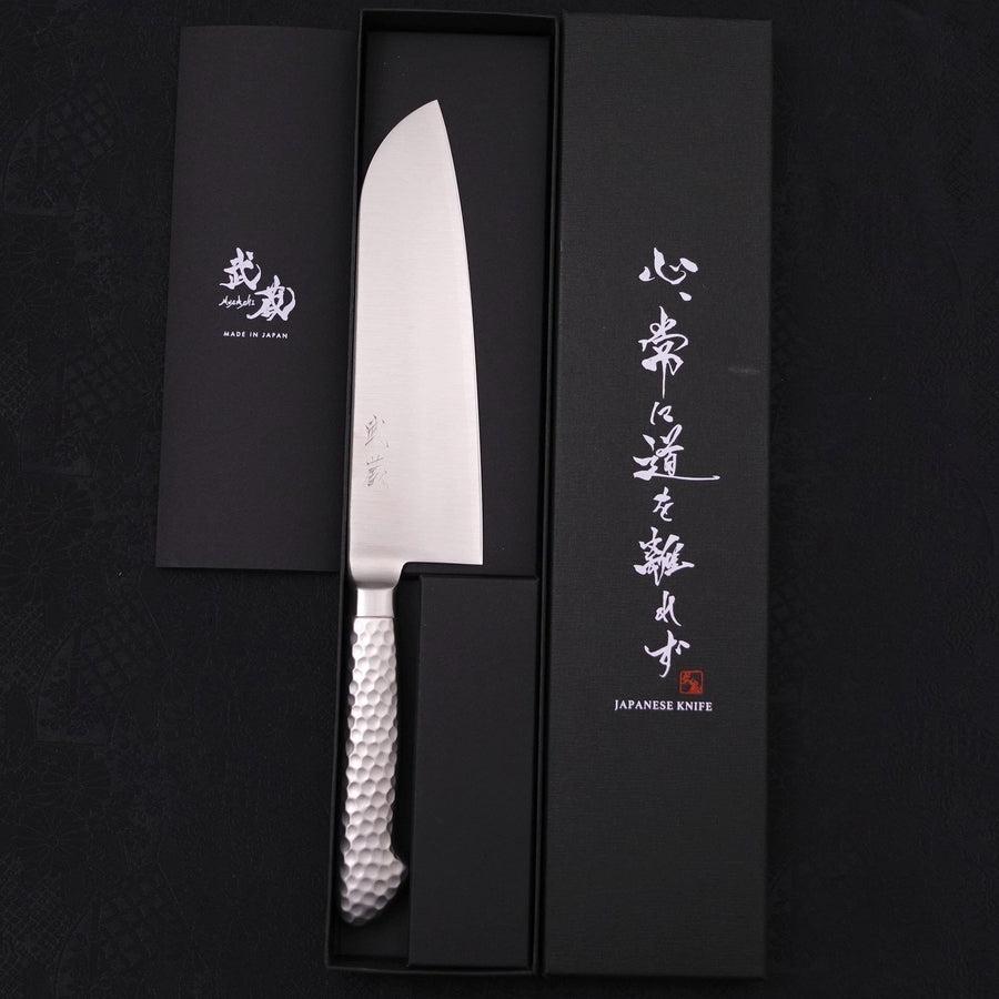 Santoku knife VG-5 Polished Western Handle 175mm