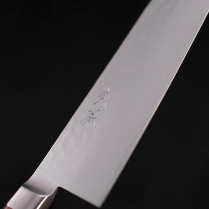 Santoku knife VG-5 Tsuchime Western Mahogany Handle 175mm
