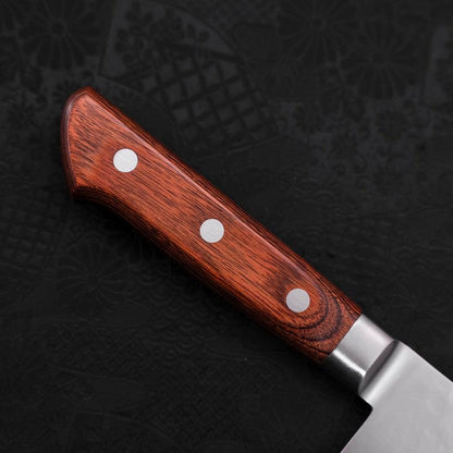 Santoku knife VG-5 Tsuchime Western Mahogany Handle 175mm