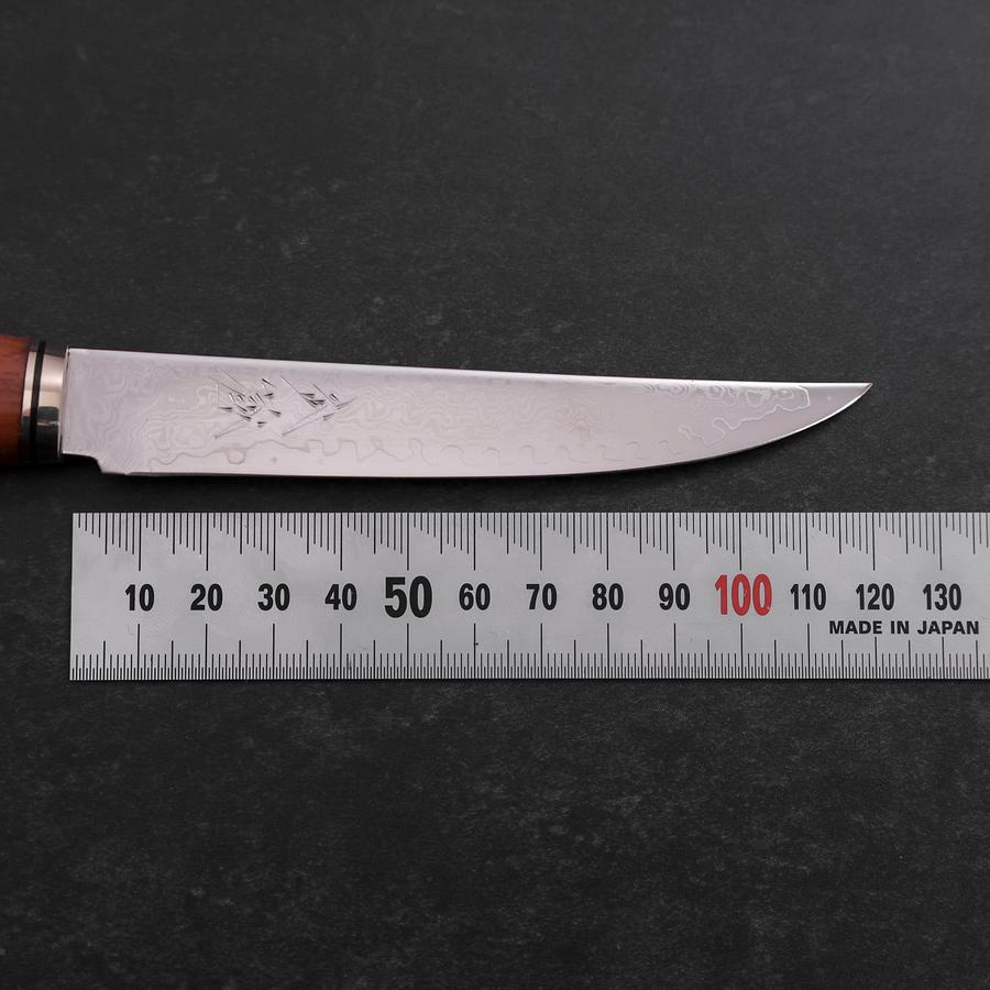 Steak knife VG-10 Damascus Andes Teak Handle 115mm