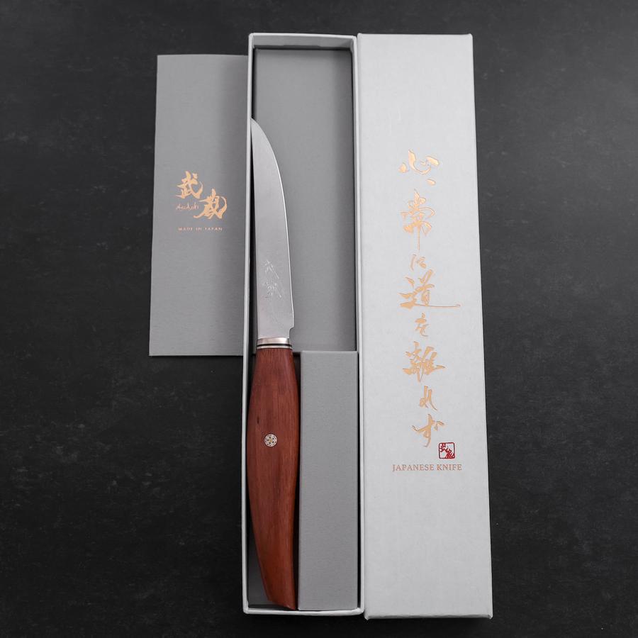 Steak knife VG-10 Damascus Andes Teak Handle 115mm