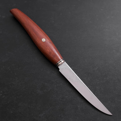 Steak knife VG-10 Damascus Andes Teak Handle 115mm