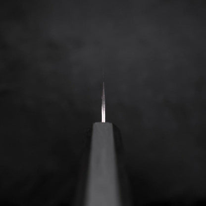 Sujihiki AUS-10 Nashiji Damascus Dark Blue Urushi Handle 240mm