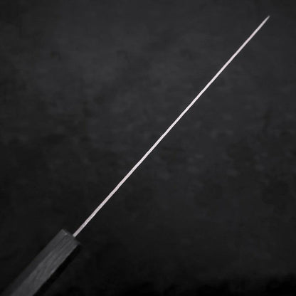 Sujihiki AUS-10 Nashiji Damascus Dark Blue Urushi Handle 240mm