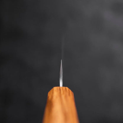 Sujihiki AUS-10 Tsuchime Damascus Oak Handle 240mm