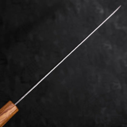 Sujihiki AUS-10 Tsuchime Damascus Oak Handle 240mm