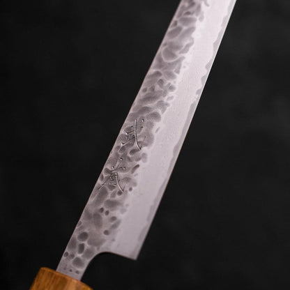 Sujihiki AUS-10 Tsuchime Damascus Yaki Urushi Handle 240mm