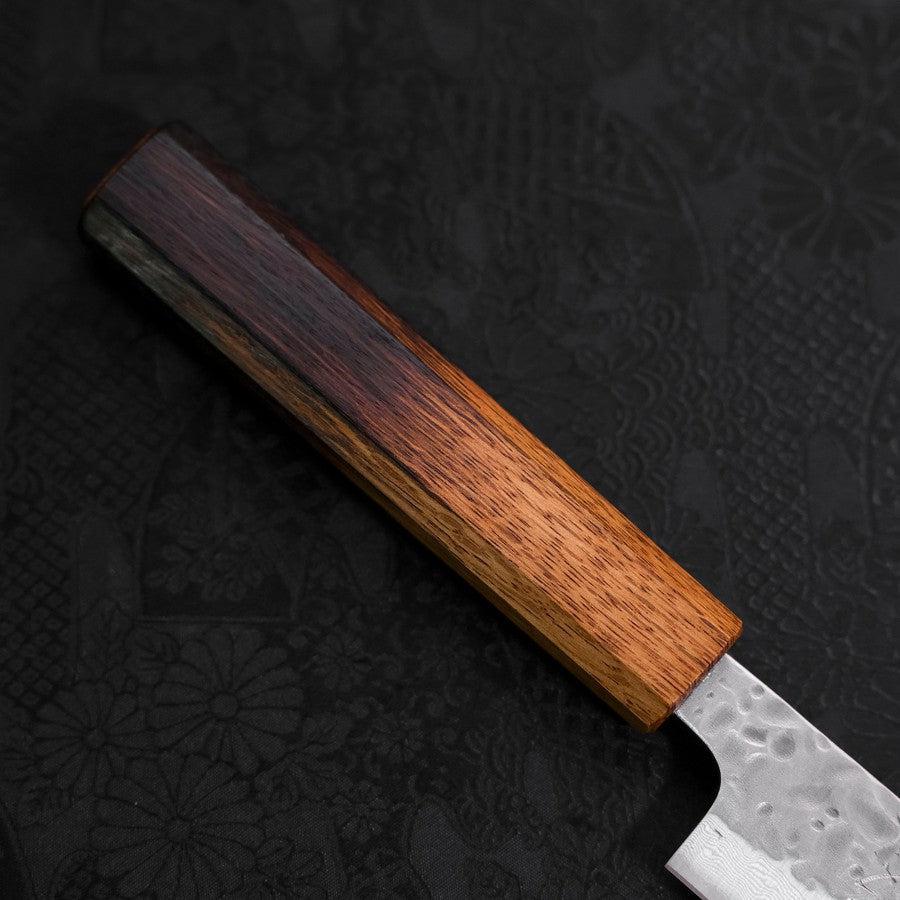 Sujihiki AUS-10 Tsuchime Damascus Yaki Urushi Handle 240mm