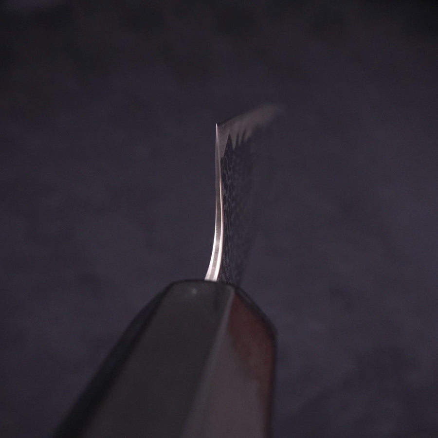 Sujihiki AUS-10 Wave Damascus Buffalo Magnolia Handle 240mm