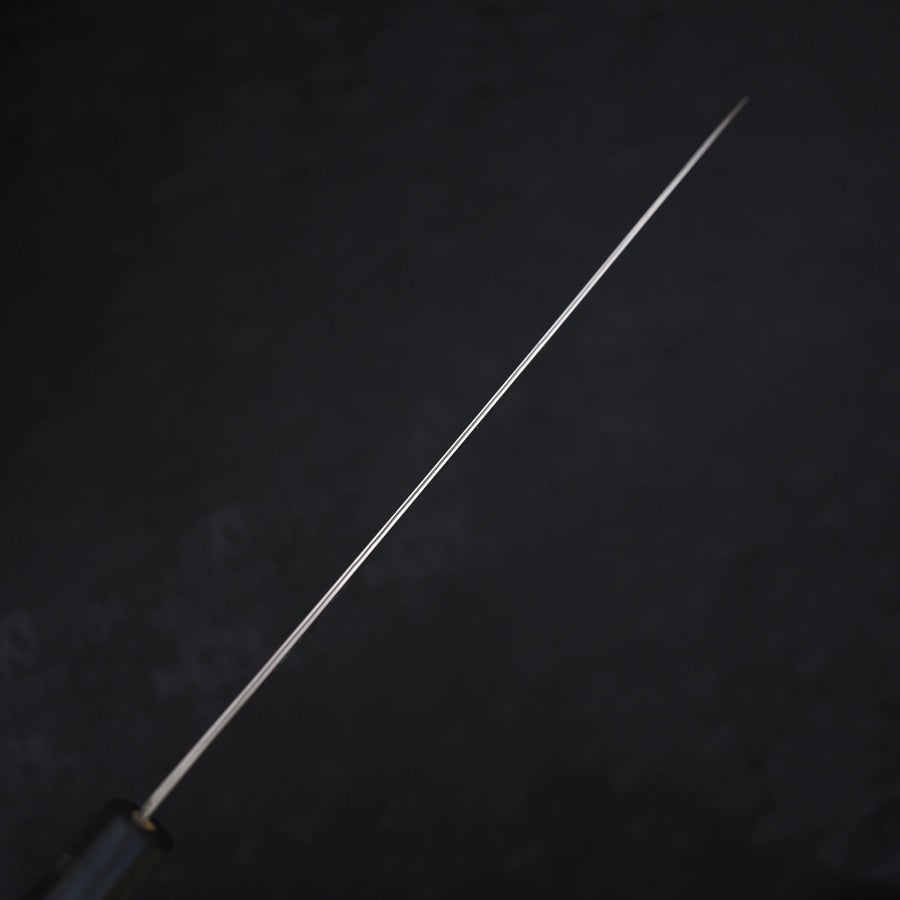 Sujihiki AUS-10 Wave Damascus Dark-Blue Urushi Handle 240mm