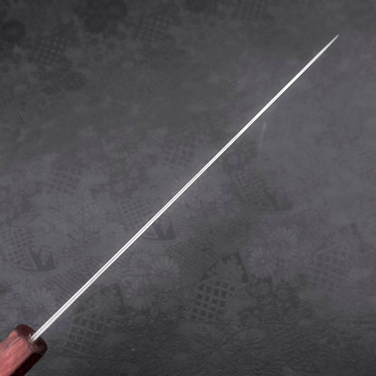 Sujihiki AUS-10 Wave Damascus Purple Urushi Handle 240mm