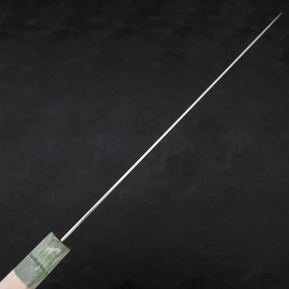 Sujihiki Blue Super Polished Maple Green Handle 270mm