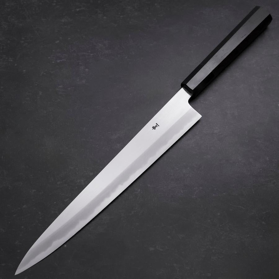 Sujihiki Blue Steel #1 Kasumi Buffalo Ebony Handle 270mm