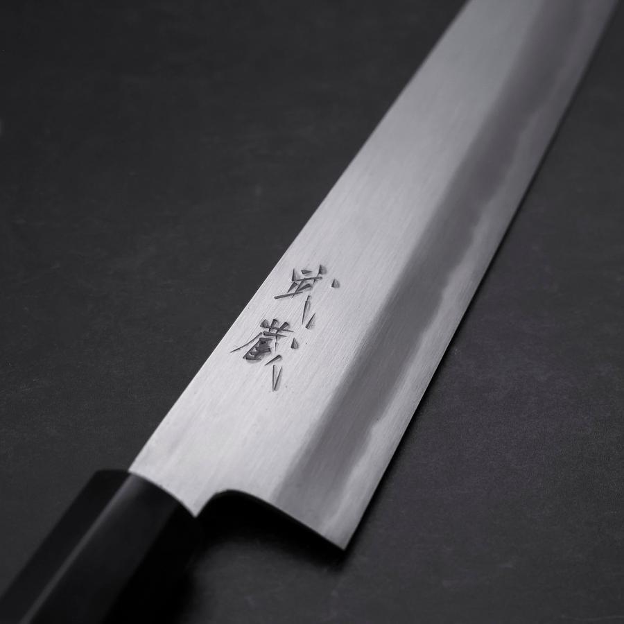 Sujihiki Blue Steel #1 Kasumi Buffalo Ebony Handle 270mm