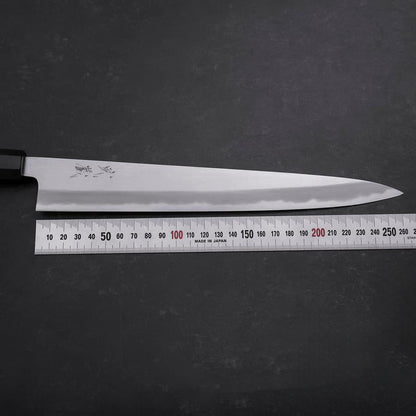 Sujihiki Blue Steel #1 Kasumi Buffalo Ebony Handle 270mm