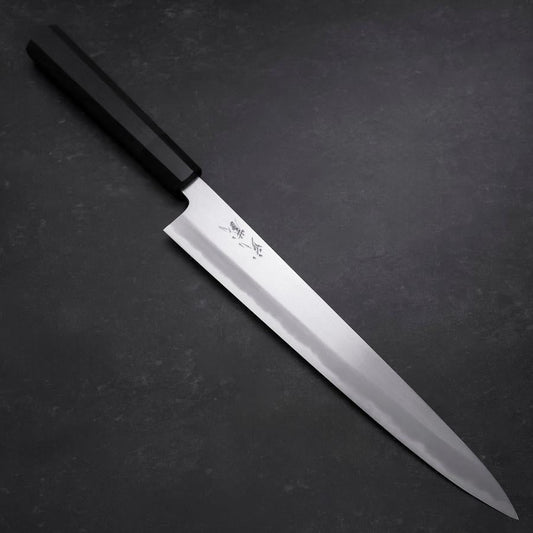 Sujihiki Blue Steel #1 Kasumi Buffalo Ebony Handle 270mm