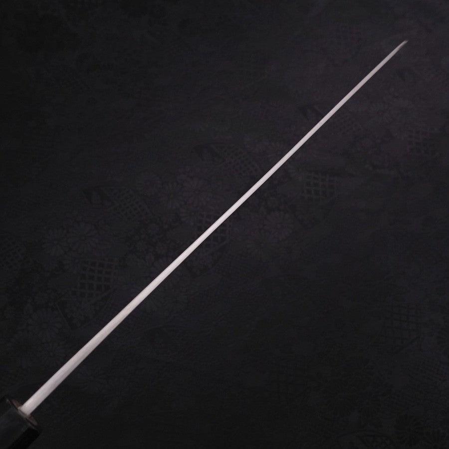 Sujihiki Blue Steel #2 Damascus Buffalo Ebony Handle 270mm