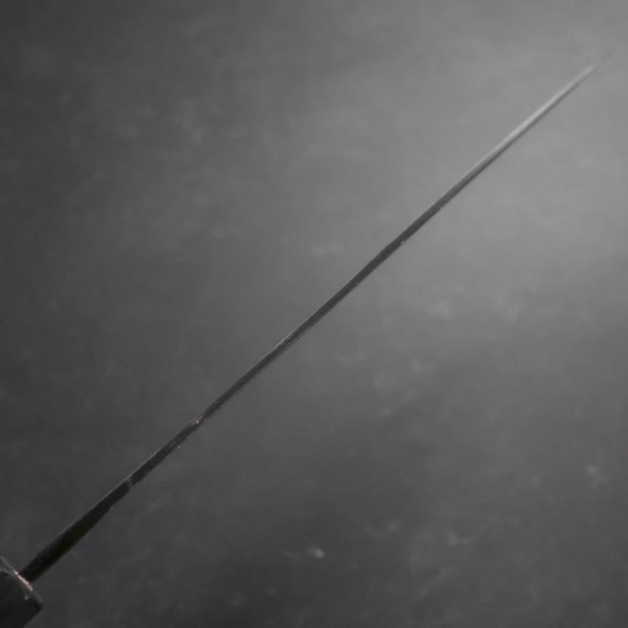 Sujihiki Blue Steel #2 Kurouchi Dark Blue Urushi Handle 240mm