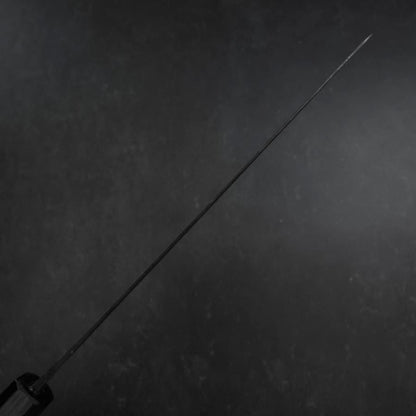 Sujihiki Blue Steel #2 Kurouchi Dark Blue Urushi Handle 240mm