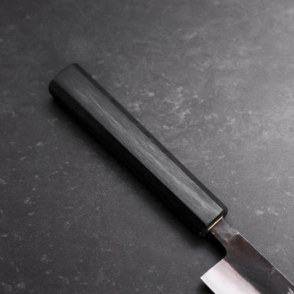 Sujihiki Blue Steel #2 Kurouchi Dark Blue Urushi Handle 240mm