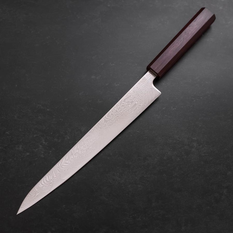 Sujihiki SLD Damascus Purple Urushi Handle 240mm