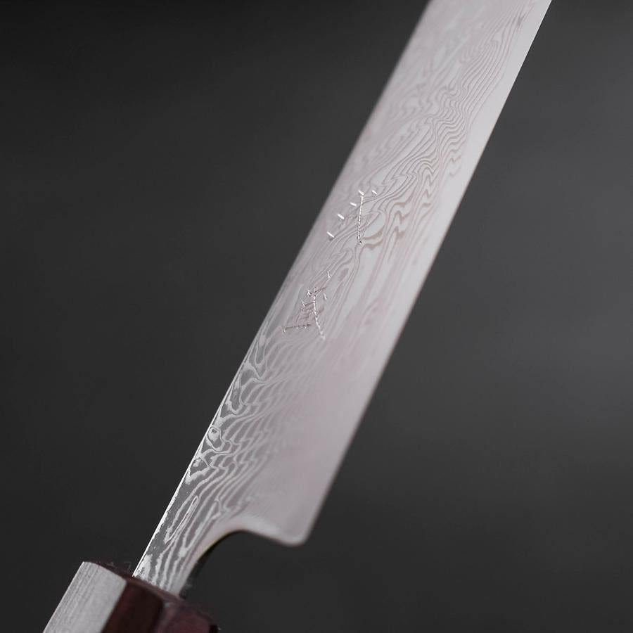 Sujihiki SLD Damascus Purple Urushi Handle 240mm