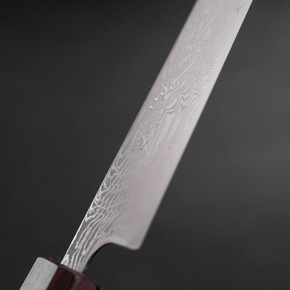 Sujihiki SLD Damascus Purple Urushi Handle 240mm
