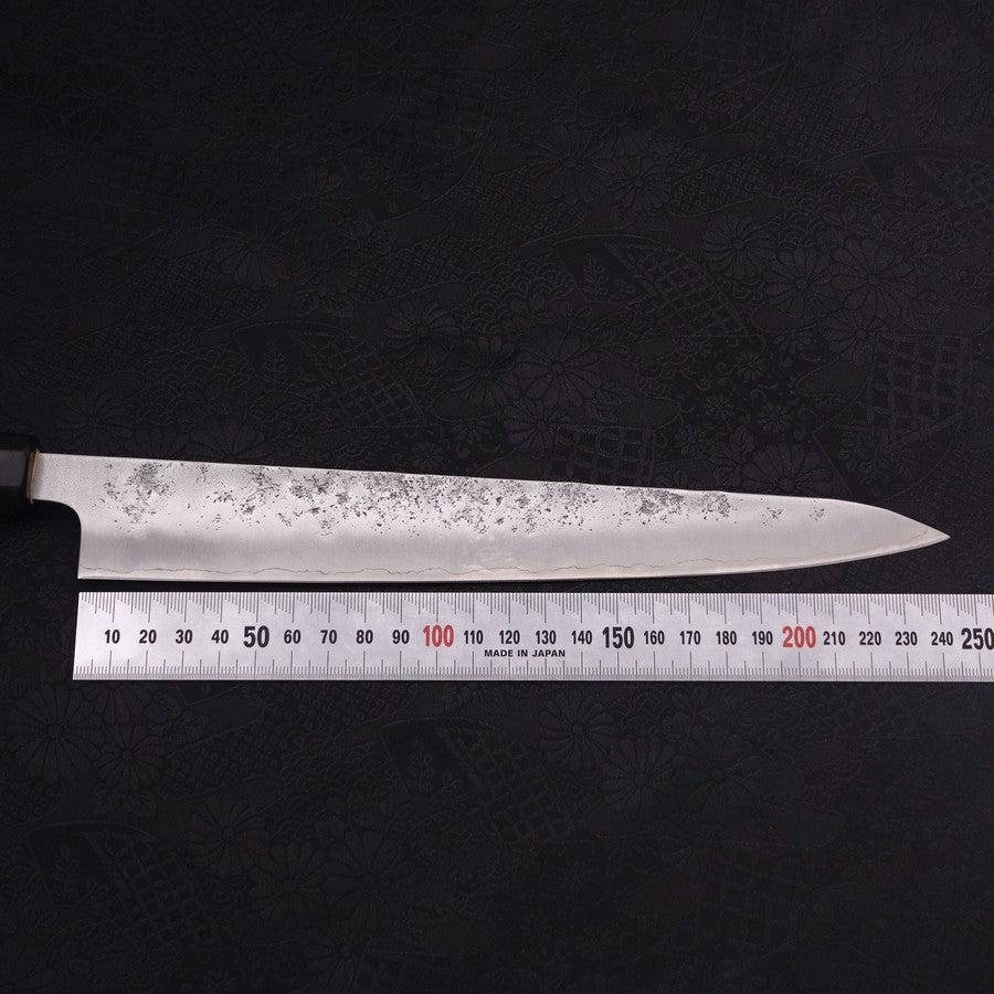 Sujihiki Silver Steel #3 Nashiji Buffalo Magnolia Handle Handle 240mm