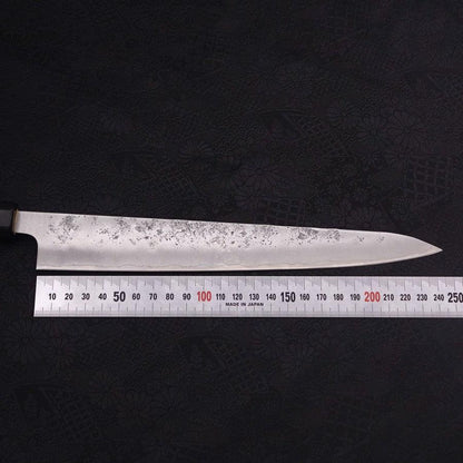 Sujihiki Silver Steel #3 Nashiji Buffalo Magnolia Handle Handle 240mm