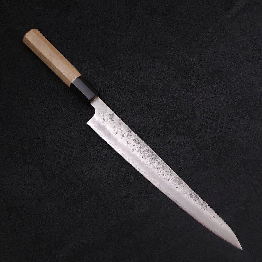 Sujihiki Silver Steel #3 Nashiji Buffalo Magnolia Handle Handle 240mm