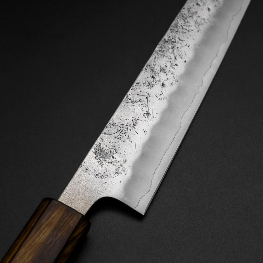 Sujihiki Silver Steel #3 Nashiji Sumi Urushi Handle 240mm