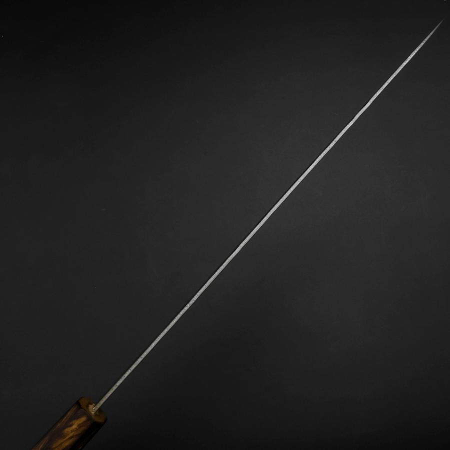 Sujihiki Silver Steel #3 Nashiji Sumi Urushi Handle 240mm