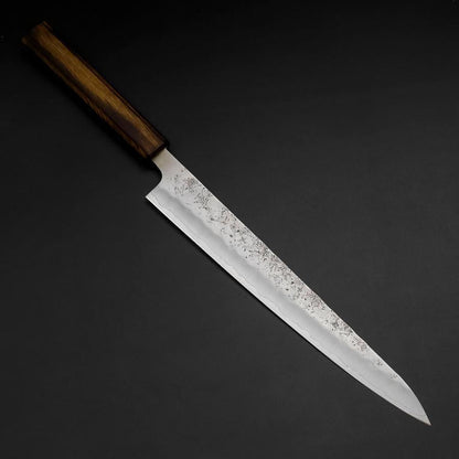 Sujihiki Silver Steel #3 Nashiji Sumi Urushi Handle 240mm