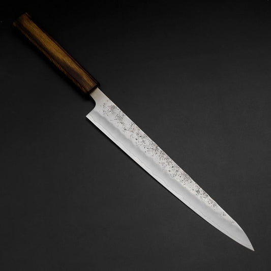 Sujihiki Silver Steel #3 Nashiji Sumi Urushi Handle 240mm