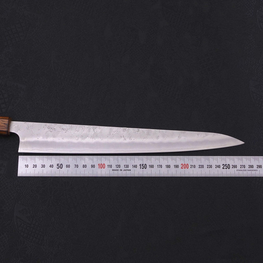 Sujihiki Silver Steel #3 Nashiji Sumi Urushi Handle 270mm