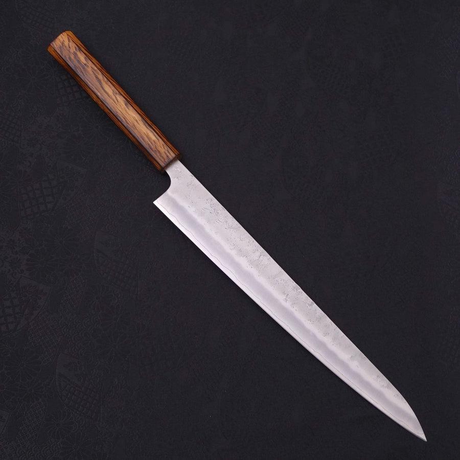 Sujihiki Silver Steel #3 Nashiji Sumi Urushi Handle 270mm